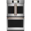 Cafe Caf&eacute;&trade; Professional Series 30" Smart Built-In Convection French-Door Double Wall Oven