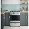 Haier Appliance 24" 2.9 Cu. Ft. Gas Free-Standing Range With Convection And Modular Backguard