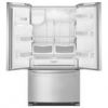 Maytag 36- Inch Wide French Door Refrigerator With Powercold&reg; Feature - 25 Cu. Ft.
