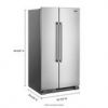Maytag 36-Inch Wide Side-By-Side Refrigerator - 25 Cu. Ft.