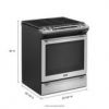 Maytag 30-Inch Wide Slide-In Gas Range With True Convection And Fit System - 5.8 Cu. Ft.