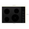 Whirlpool 30-Inch Electric Ceramic Glass Cooktop With Dual Radiant Element